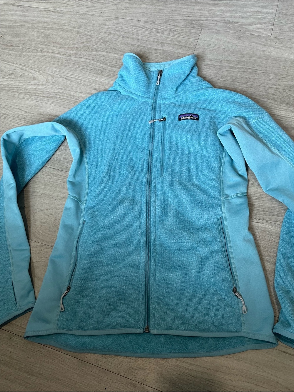Patagonia Women's Aqua Blue Full-Zip Fleece Jacket
